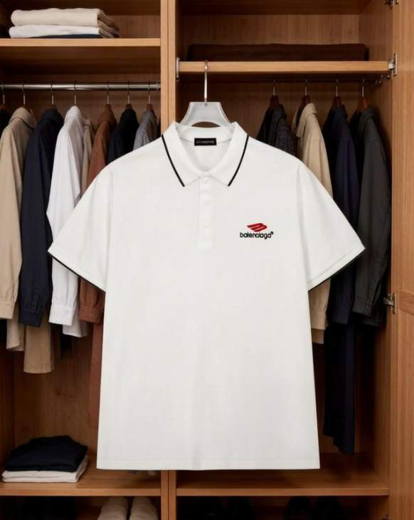 Picture of Balenciaga Polo Shirts Short _SKUBalenciagaM-3XLhgntx8929496